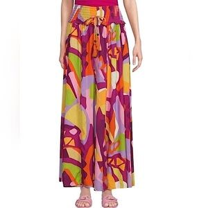 True Destinations wide leg cover up pants